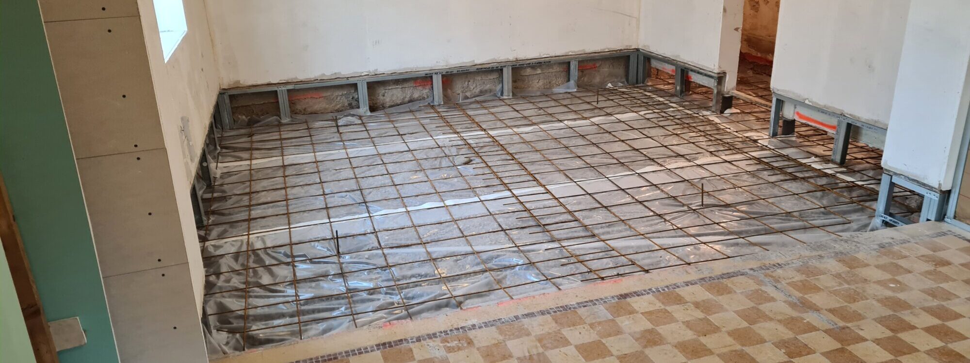 Coulage de dalle en béton – Issenheim Colmar