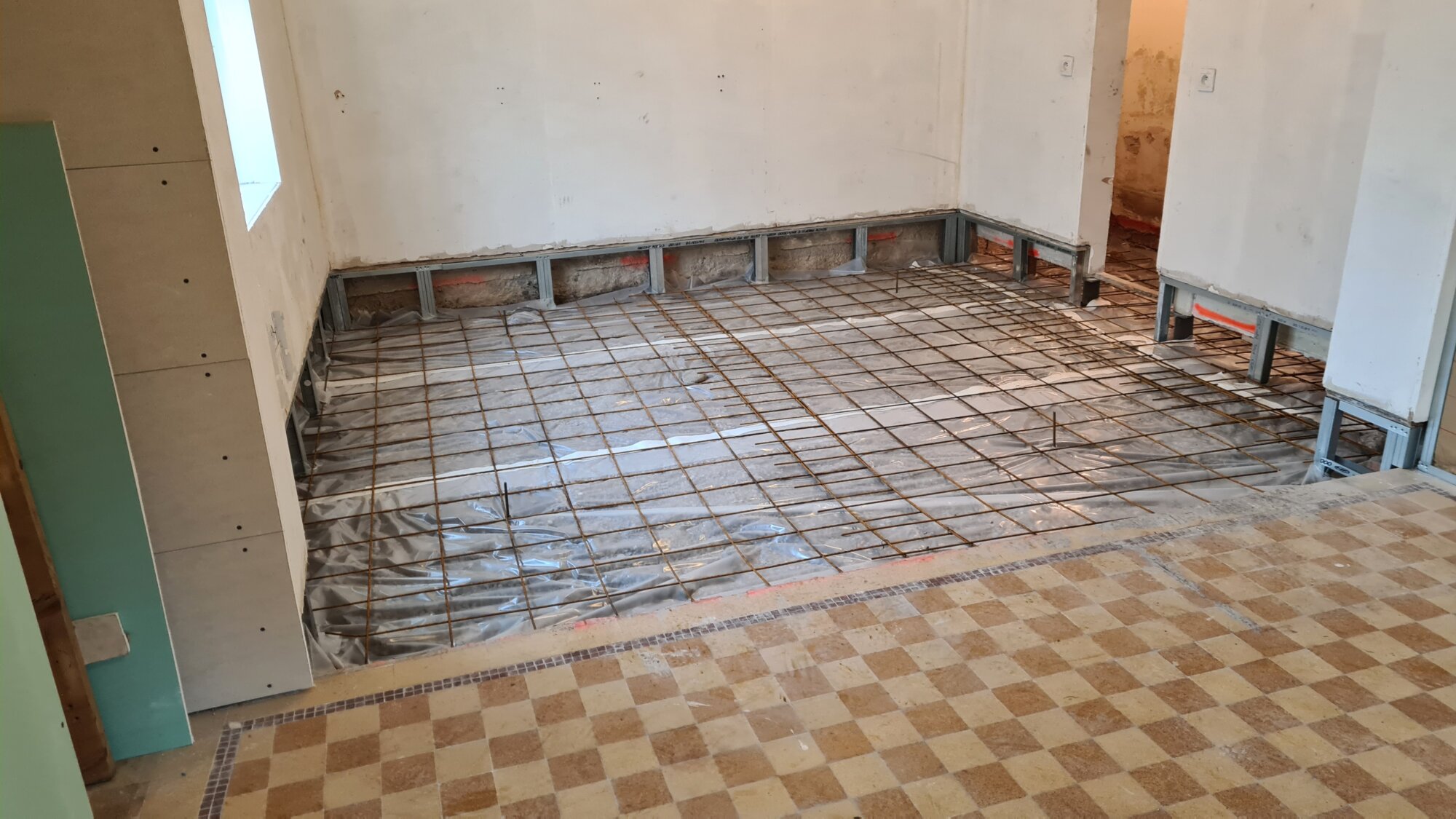 Coulage de dalle en béton – Issenheim Colmar